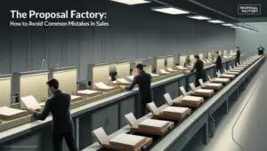 A Fábrica de Propostas: Como evitar erros comuns em Vendas